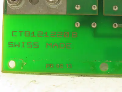 Charmilles Tech 852 8100 A Robofil Printed Circuit Power Output Board Slot Rack