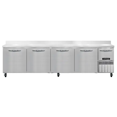 Continental RA118NBS 118" Worktop Refrigerator W/ (5) Sections, 115v