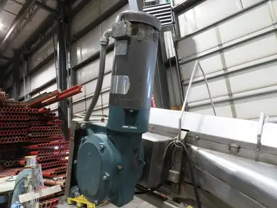 26"x 14' 8" Bulk Food Process Incline Conveyor 115V with Dust Collector Blower
