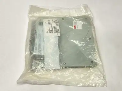 F66LP | Hoffman  Closure Plate Hinged-Cover Lay-In Wireway 6" x 6" Gray Steel - New