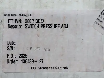 New | in-Stock ITT INDUSTRIES 200P13C3 Switchgears British Columbia CA | Lenmark #240747