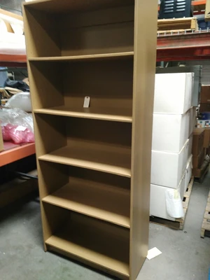 Custom Brown  Design Storage Unit Design Furniture 34"X16"X80" 5 Shelves