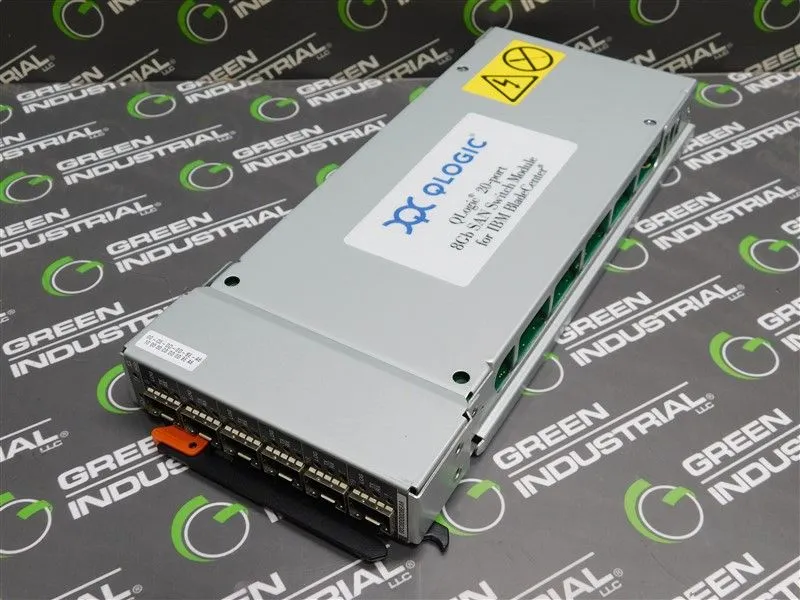 Q-Logic 44X1914 20-port 8GB SAN Switch Module Used