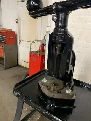 5929-490 E.A. Adams Model #2 Reynolds Machine Co. Hand Operated Stamping / Forming Screw Press / Fly Press
