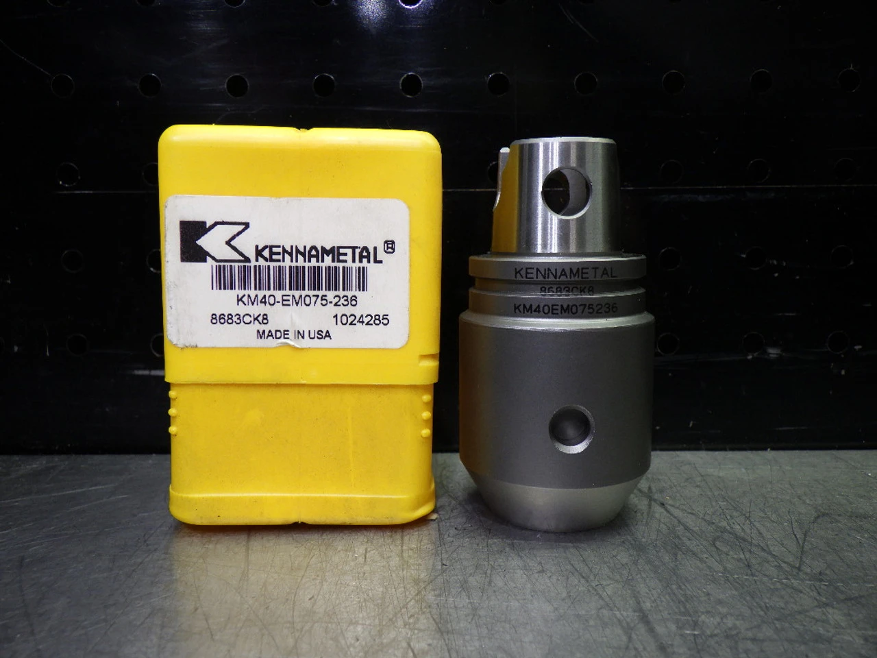 Kennametal KM40 3/4" Endmill Tool Holder KM40-EM075-236 (LOC1991B)