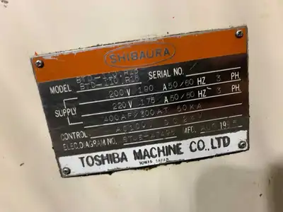 1995 TOSHIBA BTD-110R16 Boring Mills, Horizontal, Table Type | Machnet (10)