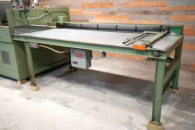Raytherm PM 88 Feed Thru Radio Frequency Gluer w/Infeed Table