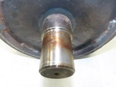 Hytrol 8"x 20.5" Center Drive Pulley 24" Conveyor 21"BF Motor Mount Ext Shaft 6"