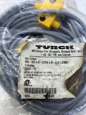NEW Turck VB2-WS 4.4T-2/2RK 4.4T-0.6/1.2/S651
