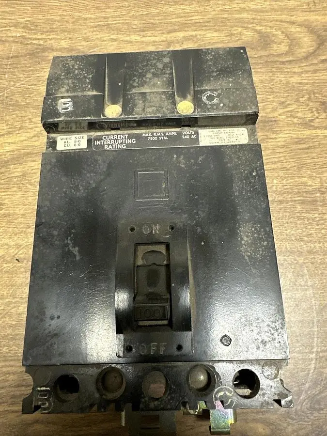 Used SQUARE D FA22100BC Miscellaneous Equipment (Electrical & Power) Ohio US | Surplus Asset Holdings #1241198