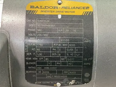 Used BALDOR IDNM3534 Motors (misc) Ohio US | HGR 24 #1521351