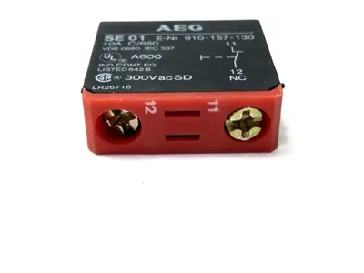 USED AEG CONTACT BLOCK 10A