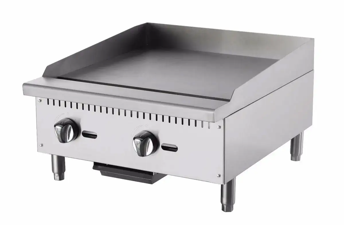 Boswell CG-24 - 24" Commercial Griddle, 3/4" Polished Steel Plate