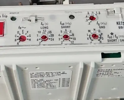 Cutler Hammer Eaton KES3125LSIG Amp Breaker Trip Unit (BIN433)