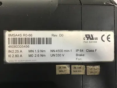USED BR AUTOMATION 8MSA4S.R0-66