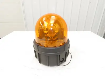 Federal Signal 371L-120A Rotating Strobe Warning Light Orange Amber LED 120V