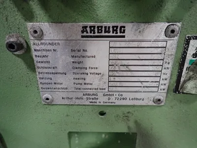 USED 1997 ARBURG 270 M 35090