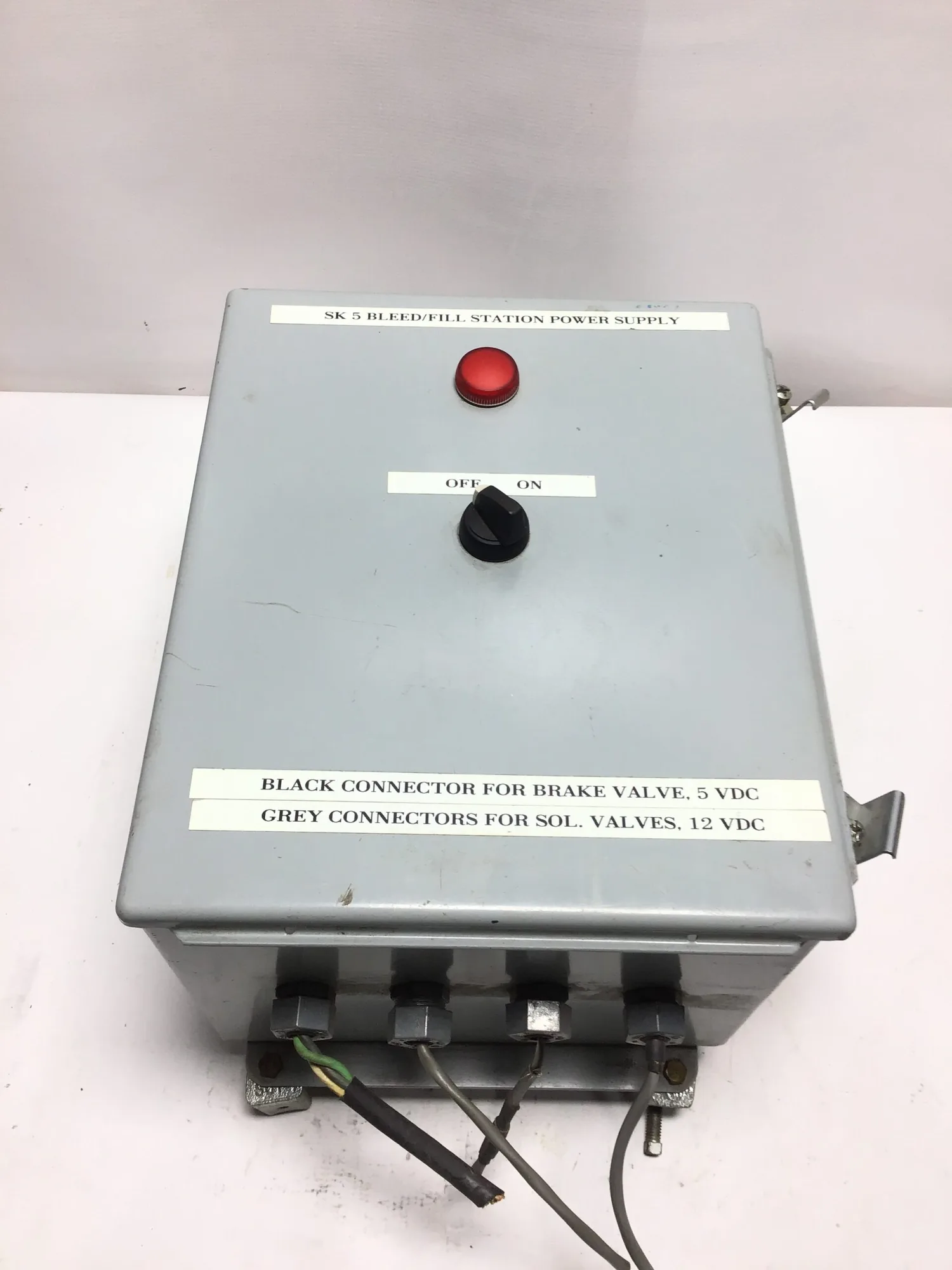 Hoffman A12108CH Enclosure with SK 5 Bleed/Fill Station Power Supply