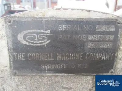 USED Cornell D-16 CORNELL VERSATOR, S/S, 7.5 HP