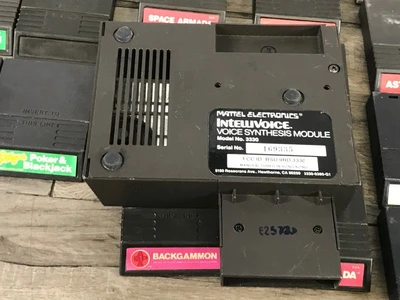 Collectible Video Games & More - Intellivoice Voice Synthesis Module / 52 - Mattel Intellivision Video Games - Manuals & Cards - see description for more info