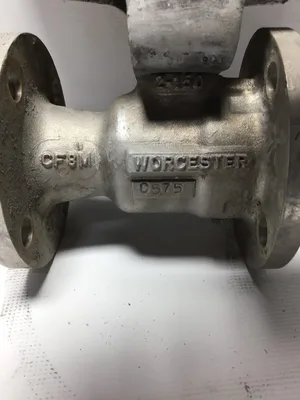 Worcester 2” stainless steel valve w/ series 39 actuator