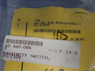 New | in-Stock TURCK BIMA23AZ3XB1131/S34 W/KLU2 Proximity Sensors Ohio US | HGR 24 #872903