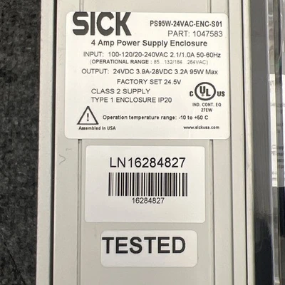 Used SICK OPTIC ELECTRONIC 1047583 Misc Industrial Equipment California US | Davliegogo LLC #1710050