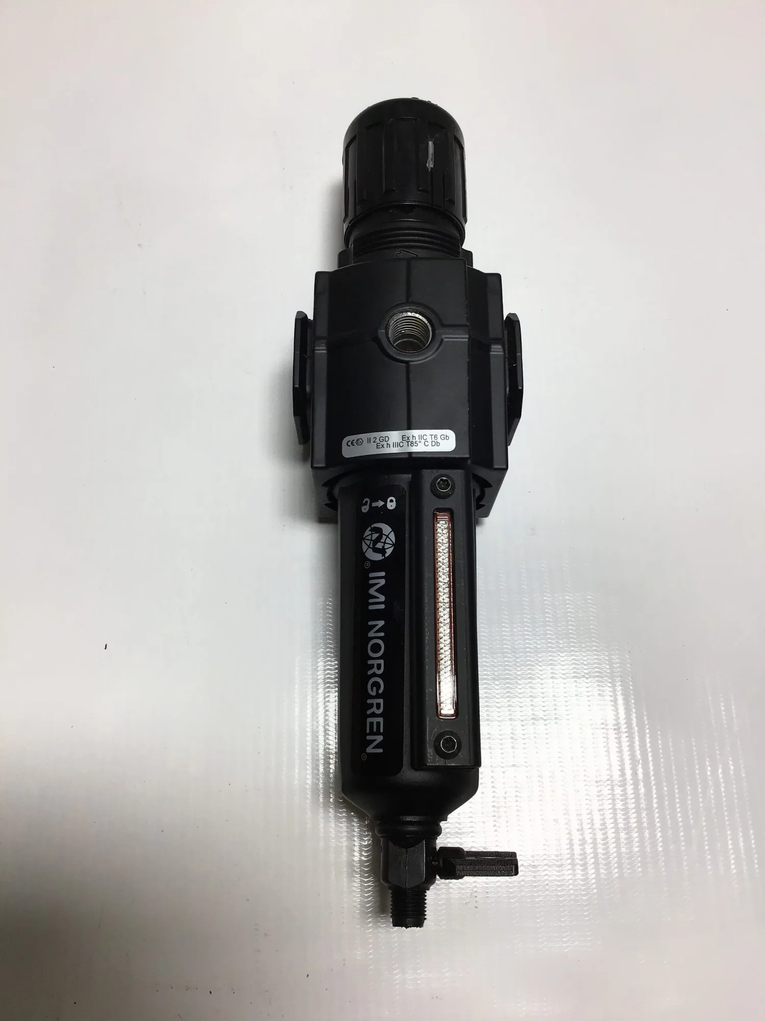 USED NORGREN 📌 MODEL: B73G-2AK-QD3-RFG
⚡ MAX INLET PRESSURE: 250 PSIG (17 BAR)