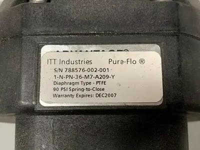 USED 2 ITT SHEROTEC 3-WAY STAINLESS STEEL VALVE W/ POSITION MONITORS & 2" FITTINGS