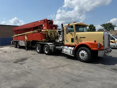 Used 1990 PUTZMEISTER BSS52.16H TRACTOR TRAILER Concrete Pumps Colorado US | Concrete Pump Depot #1393845