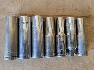 11mm - 26mm and 7/16" - 1-5/16" Assorted Deep Socket Set (29 pcs)