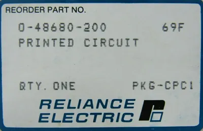 NEW RELIANCE ELECTRIC 0-48680-200 CIRCUIT BOARD 048680200