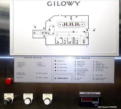 Pre-Owned Gilowy (Optima) 17-020 High-Speed Vial Washer