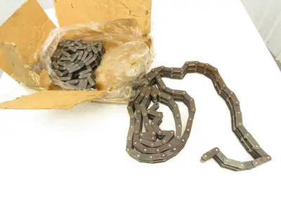 RF2060-2 Double Strand Roller Chain 1-1/2" Double Pitch 10' Length Lot of 2