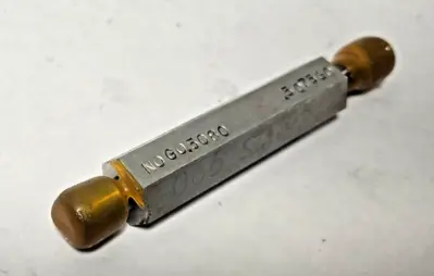 Gauge BORE RING GO NO GO .5080 .5075 Thread Plug Gage