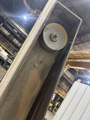 4" WIDE X 15 HP G&P MODEL #4168 BELT GRINDER ATTACHMENT: YOBRO #24161