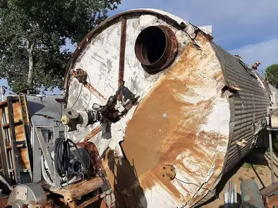 Tank, 11,500 Gallon, S/st, Jkt, Insul, 10'6" x 18', DT/FB #S741891