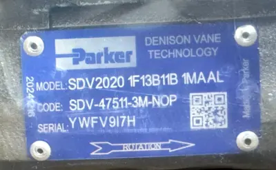 NEW PARKER SDV2020-1F13B11B-1MAAL VANE PUMP SDV-47511-3M-NOP