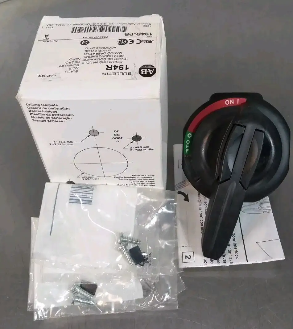 Allen Bradley 194R-PB Operating Disconnect Handle Loc4C39