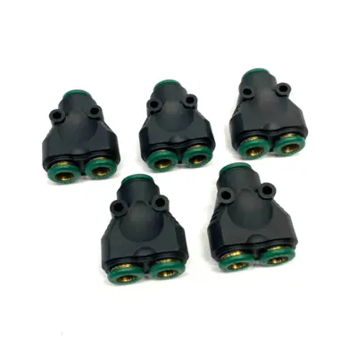 New | in-Stock PARKER PRESTOLOK UNION "Y" CONNECTOR 1/4" OD TUBE Hoses | Maverick Industrial Sales #1110359