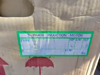 7.5 hp, 575 volts, 3520 rpm, 213T Electric Motor