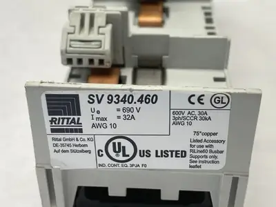 Used Rittal OM Adapter W/ Connection Cables 9340460 Connector Accessories Michigan US | Maverick Industrial Sales #1400868