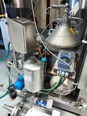 SPX Seital SE 201 HBIX-Q3P2 hermetic juice clarifier skid, 304SS.