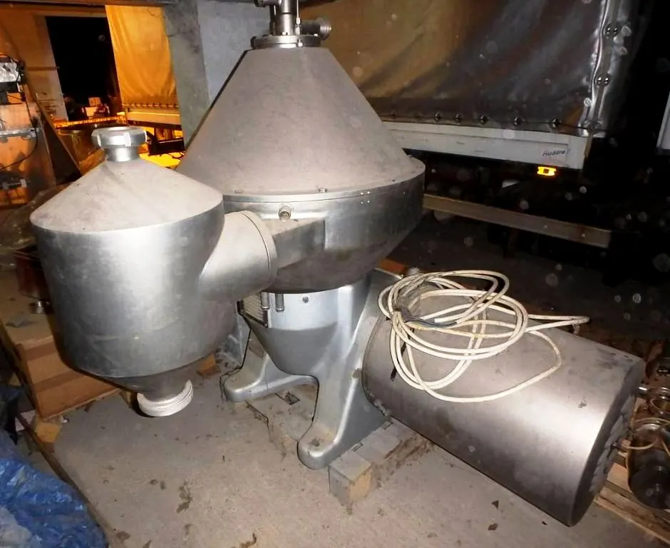 Alfa-Laval HMRPX 510 TGD-74 warm milk separator, 316SS.