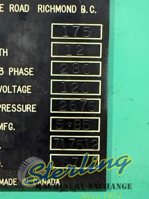 Used ACCURPRESS 717512 Press Brakes California US | Sterling Machinery Exchange #1465717