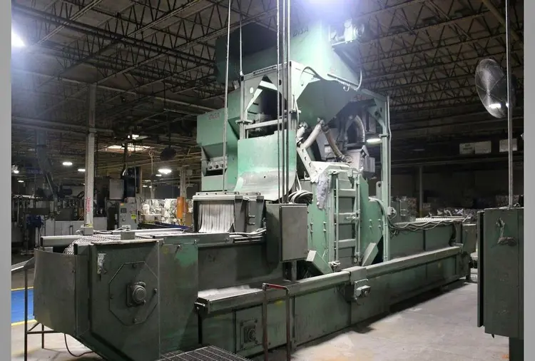 Used 2004 GOFF WM27.5-4-40 Wire Mesh Belt Shot Blaster Pennsylvania US | Shot Blasting Equipment #868025