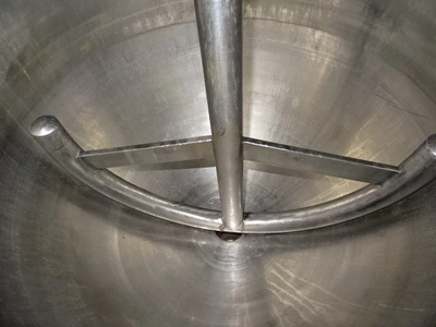 250L SS BCH Hemispherical JKTD Mixing Tank 2.2 kw