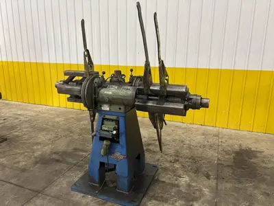 2,000 LBS X 12" LITTELL MODEL #20-12 DOUBLE END PULL OFF UNCOILER COIL REEL: STOCK #23709