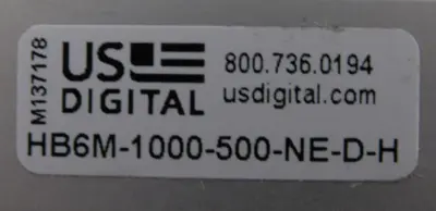 NEW US DIGITAL HB6M-1000-500-NE-D-H ENCODER HB6M1000500NEDH