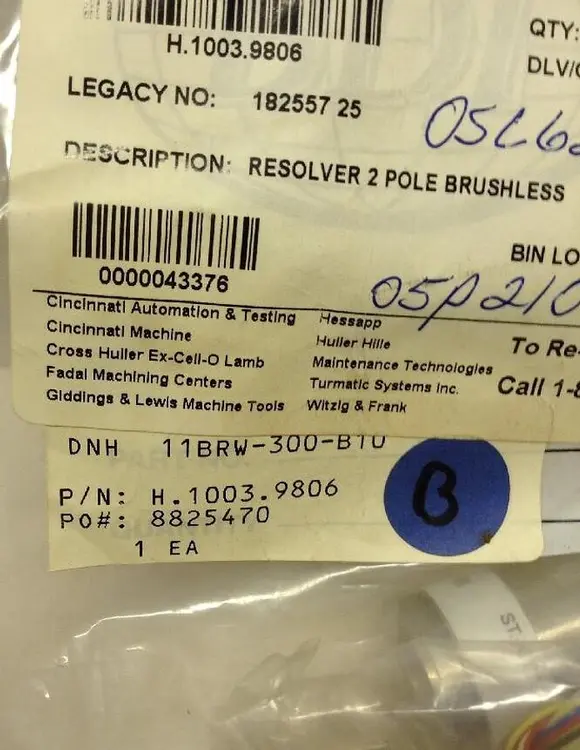 New | in-Stock HAROWE 11BRW-300-B10-01 Motion Controls | Surplus Asset Holdings #1225426